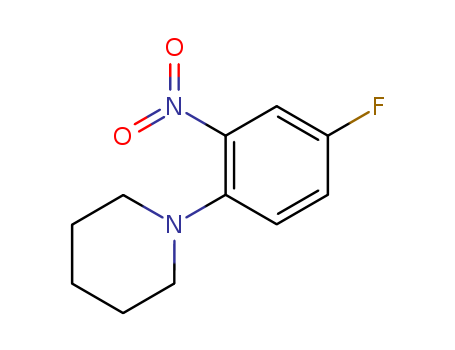 1-(4-Fluoro-2-nitrophenyl)piperidine(719-70-0)