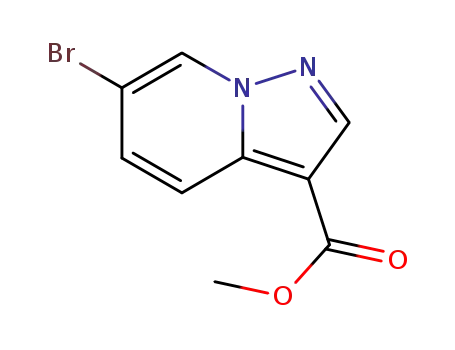 Molecular Structure of 1062368-70-0 (Methyl 6-broMopyrazolo[1,...)