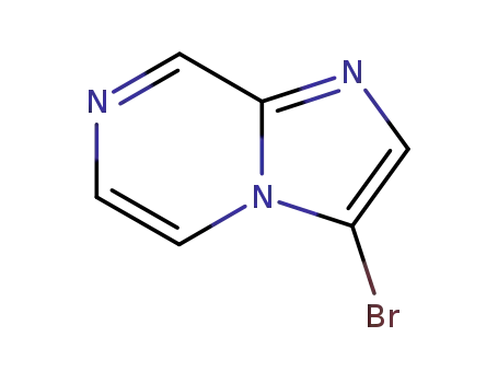 Molecular Structure of 57948-41-1 (3-BROMOIMIDAZO[1,2-A]PYRAZINE)