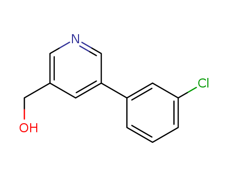 3-Pyridinemethanol, 5-(3-chlorophenyl)-