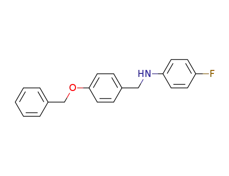 Molecular Structure of 415960-63-3 (N-(4-(benzyloxy)benzyl)-4-fluoroaniline)