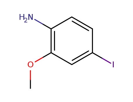 Molecular Structure of 338454-80-1 (4-Iodo-2-methoxyaniline)