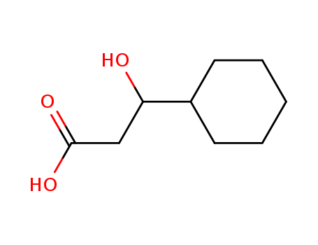 Cyclohexanepropanoic acid, b-hydroxy-