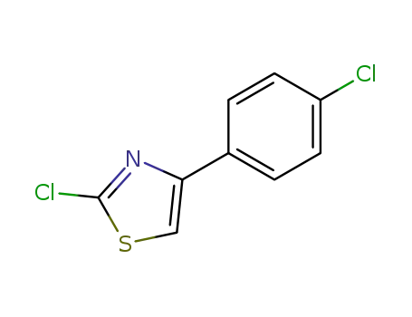 Molecular Structure of 2103-96-0 (2-CHLORO-4-(4-CHLOROPHENYL)THIAZOLE)