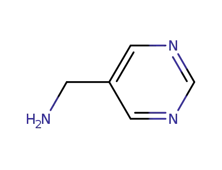 Molecular Structure of 25198-95-2 (5-Pyrimidinemethanamine)