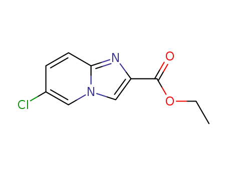 Molecular Structure of 67625-38-1 (6-BROMO-IMIDAZO[1,2-A]PYRIDINE-2-CARBOXYLIC ACID ETHYL ESTER)