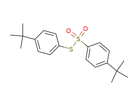 Molecular Structure of 31197-50-9 (S-(4-tert-butylphenyl) 4-tert-butylbenzenesulfonothioate)