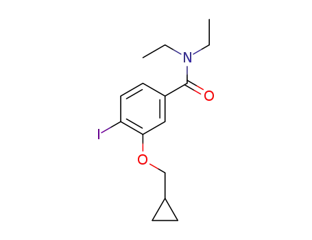 3-(cyclopropylmethoxy)-N,N-diethyl-4-iodobenzamide