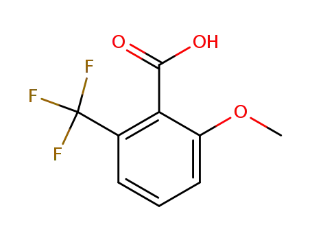 Molecular Structure of 119692-41-0 (2-METHOXY-6-(TRIFLUOROMETHYL)BENZOIC ACID)