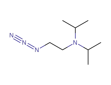Molecular Structure of 77721-36-9 (N-(2-azidoethyl)-N-isopropylpropan-2-amine)