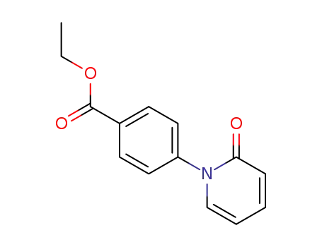 Molecular Structure of 179626-26-7 (ethyl 4-(2-oxopyridin-1(2H)-yl)benzoate)