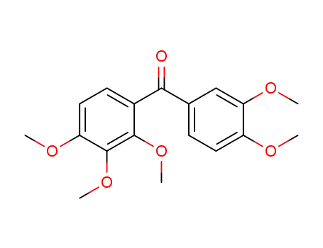 Molecular Structure of 1309379-60-9 ((3,4-dimethoxyphenyl)(2,3,4-trimethoxyphenyl)methanone)