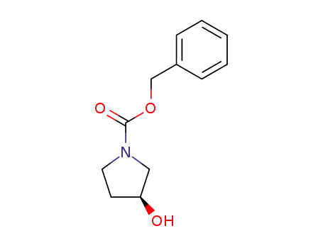 Molecular Structure of 100858-32-0 ((S)-1-CBZ-3-PYRROLIDINOL  95)