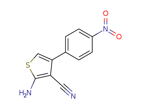 3-Thiophenecarbonitrile, 2-amino-4-(4-nitrophenyl)-