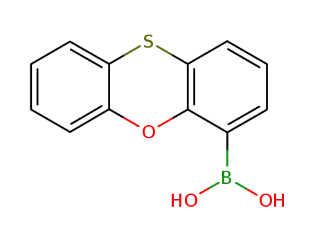 Molecular Structure of 100124-07-0 (PHENOXATHIIN-4-BORONIC ACID)