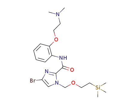 4-bromo-N-(2-(2-(dimethylamino)ethoxy)phenyl)-1-((2-(trimethylsilyl)ethoxy)methyl)-1H-imidazole-2-carboxamide