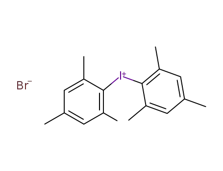 Molecular Structure of 59431-10-6 (Iodonium, bis(2,4,6-trimethylphenyl)-, bromide)