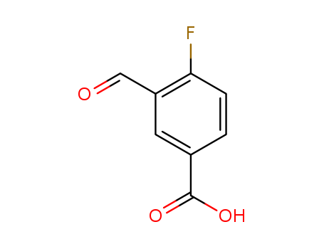 3-formyl-4-fluorobenzoic acid cas no. 845885-90-7 98%