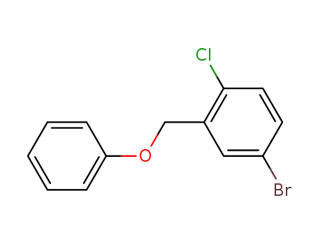 Molecular Structure of 879403-77-7 (Benzene, 4-bromo-1-chloro-2-(phenoxymethyl)-)