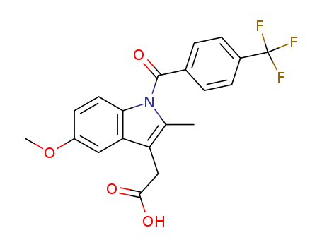 1H-Indole-3-acetic acid, 5-methoxy-2-methyl-1-[4-(trifluoromethyl)benzoyl]-