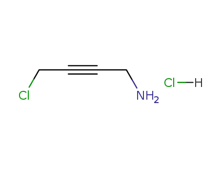 Molecular Structure of 77369-59-6 (1-AMINO-4-CHLORO-2-BUTYNE HCL)