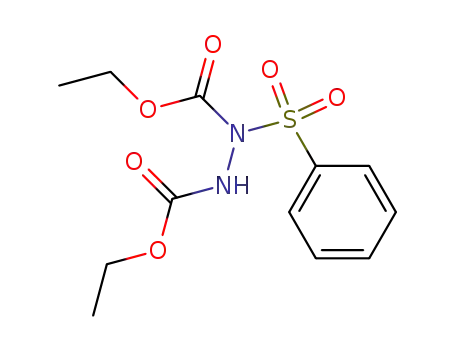 Molecular Structure of 57049-53-3 (diethyl 1-(phenylsulfonyl)hydrazine-1,2-dicarboxylate)