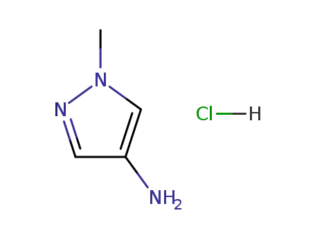 Molecular Structure of 127107-23-7 (1-methyl-1H-pyrazol-4-amine)