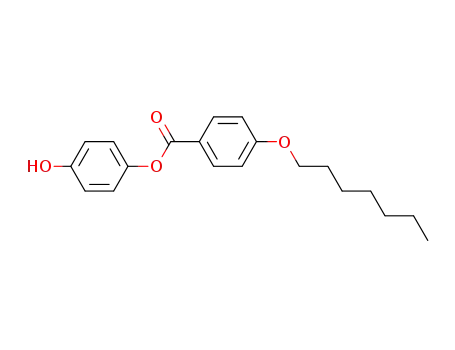 Molecular Structure of 33905-65-6 (Benzoic acid, 4-(heptyloxy)-, 4-hydroxyphenyl ester)