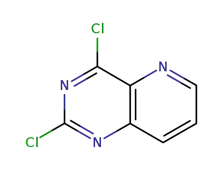 Molecular Structure of 39551-54-7 (2,4-Dichloropyrido[3,2-d]pyrimidine)