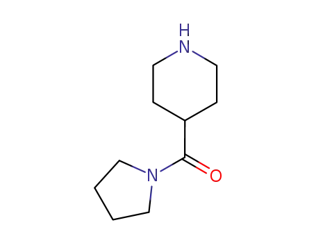 Molecular Structure of 35090-95-0 (PIPERIDIN-4-YL-PYRROLIDIN-1-YL-METHANONE)