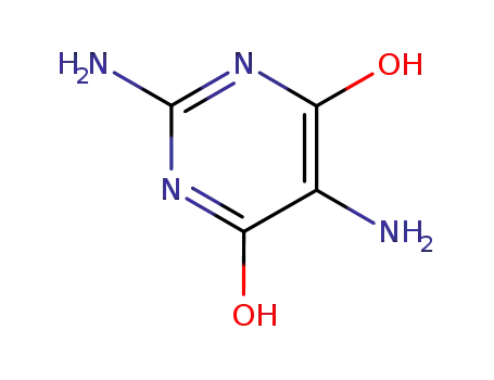 Molecular Structure of 40769-69-5 (2,5-Diamino-4,6-dihydroxy-pyrimidine)