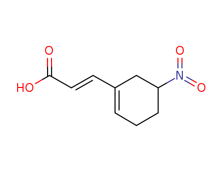 (E)-3-(5-nitrocyclohex-1-en-1-yl)acrylicacid