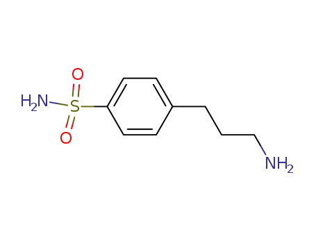 Molecular Structure of 10079-78-4 (Benzenesulfonamide, 4-(3-aminopropyl)-)