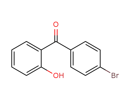 Molecular Structure of 2038-92-8 ((4-bromophenyl)(2-hydroxyphenyl)methanone)