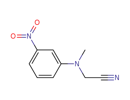 Molecular Structure of 1190129-80-6 (2-[Methyl(3-nitrophenyl)aMino]- acetonitrile)