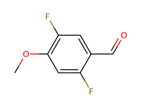Molecular Structure of 879093-08-0 (2,5-DIFLUORO-4-METHOXYBENZALDEHYDE)