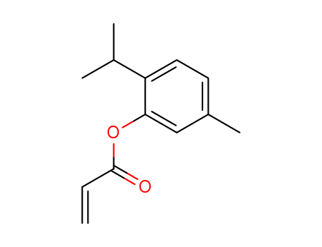 2-Propenoicacid, 5-methyl-2-(1-methylethyl)phenyl ester