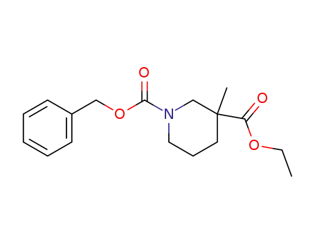 Molecular Structure of 664364-60-7 (N-Cbz-3-Methylnipecotic acid ethyl ester)