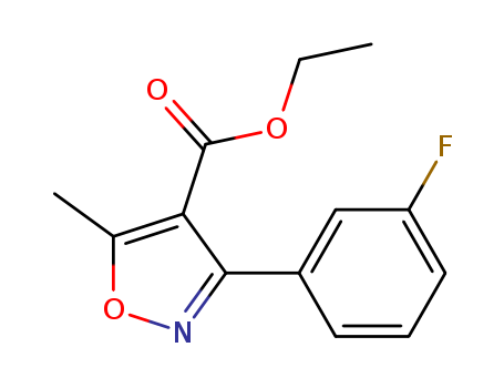 ethyl 3-(3-fluorophenyl)-5-methylisoxazole-4-carboxylate