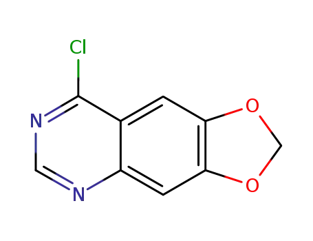 Molecular Structure of 72700-23-3 (4-Chloro-6,7-methylenedioxyquinazoline)