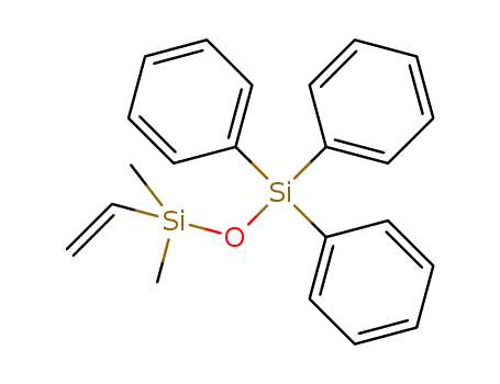 Molecular Structure of 1361991-02-7 (1,1-dimethyl-3,3,3-triphenyl-3,3-1-vinyldisiloxane)