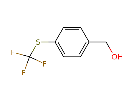 Molecular Structure of 56456-52-1 (4-(Trifluoromethylthio)benzyl alcohol)