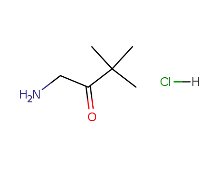 Molecular Structure of 33119-72-1 (1-AMINO-3,3-DIMETHYL-BUTAN-2-ONE HYDROCHLORIDE)