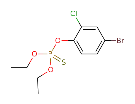 Molecular Structure of 60731-55-7 (O，O-diethyl-O-(2-chloro-4-bromophenyl)thiophosphate)