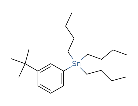 Molecular Structure of 861859-33-8 (tributyl-(3-tert-butyl-phenyl)-stannane)
