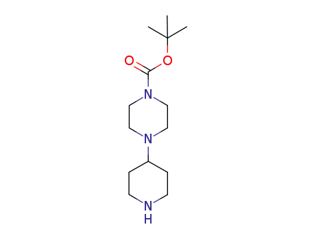 Molecular Structure of 205059-24-1 (1-BOC-4-(PIPERIDIN-4-YL)-PIPERAZINE)