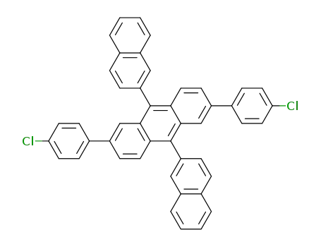 2,6-bis(4-chlorophenyl)-9,10-di(2-naphthyl)anthracene
