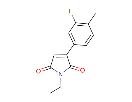 1H-Pyrrole-2,5-dione, 1-ethyl-3-(3-fluoro-4-methylphenyl)-