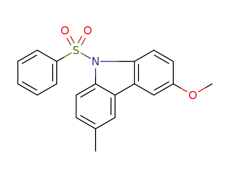 3-methoxy-6-methyl-9-(phenylsulfonyl)-9H-carbazole