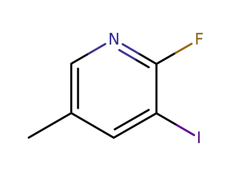 Molecular Structure of 153034-78-7 (2-Fluoro-3-iodo-5-methylpyridine)